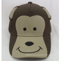 Monkey Animal Kids Cap Gorra de béisbol tejida (WB-080152)